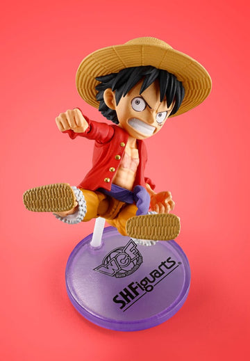 Monkey D. Luffy One PIece World Collactable Figures x S.H. Figuarts Figurka 8 cm