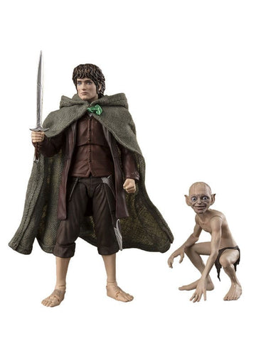 Frodo Baggins & Gollum Lord of the Rings S.H. Figuarts Figurki 12 cm