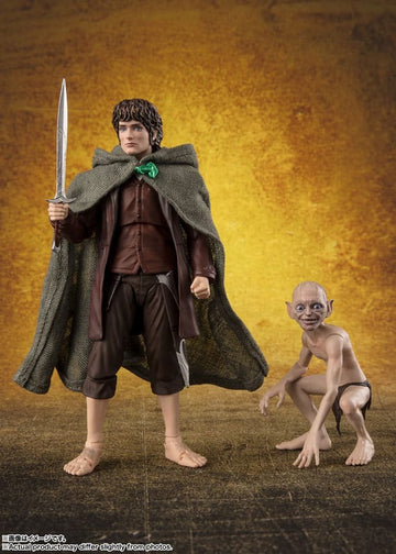 Frodo Baggins & Gollum Lord of the Rings S.H. Figuarts Figurki 12 cm