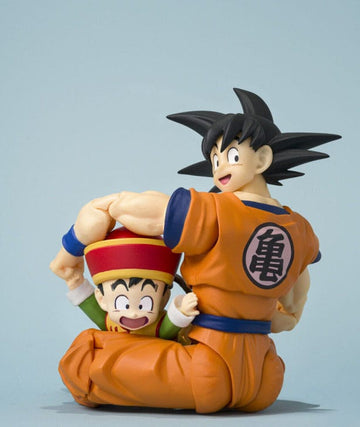 Son Goku & Son Gohan Kid & Kintoun Dragon Ball S.H.Figuarts Figurki 14 & 6 cm