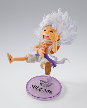 Monkey D. Luffy Gear 5 One Piece World Collactable Figures x S.H. Figuarts Figurka 8 cm