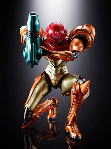 Samus Aran LED Metroid Prime 4: Beyond Diecast Figurka 21 cm