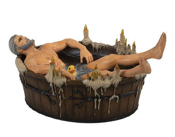 Geralt in the Bath The Witcher 3 Wild Hunt Figurka 9 cm