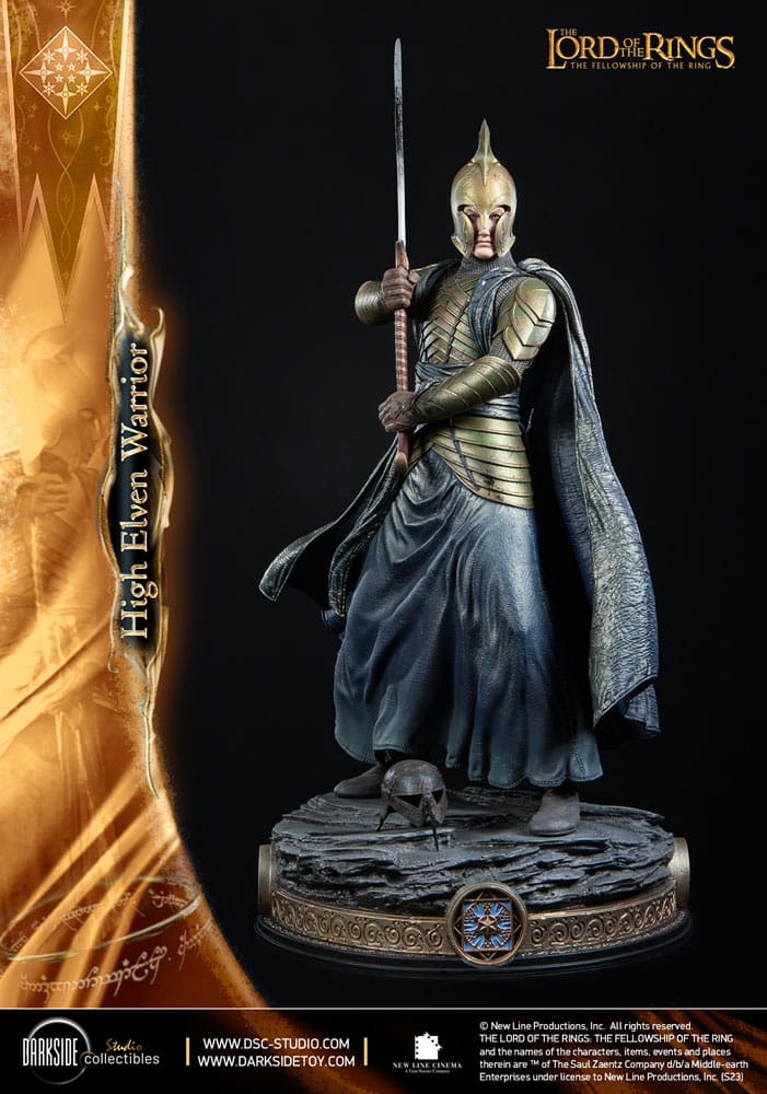 High Elven Warrior Lord of the Rings MS Series Statue 1/3 John Howe Signature Edition Figurka 90 cm