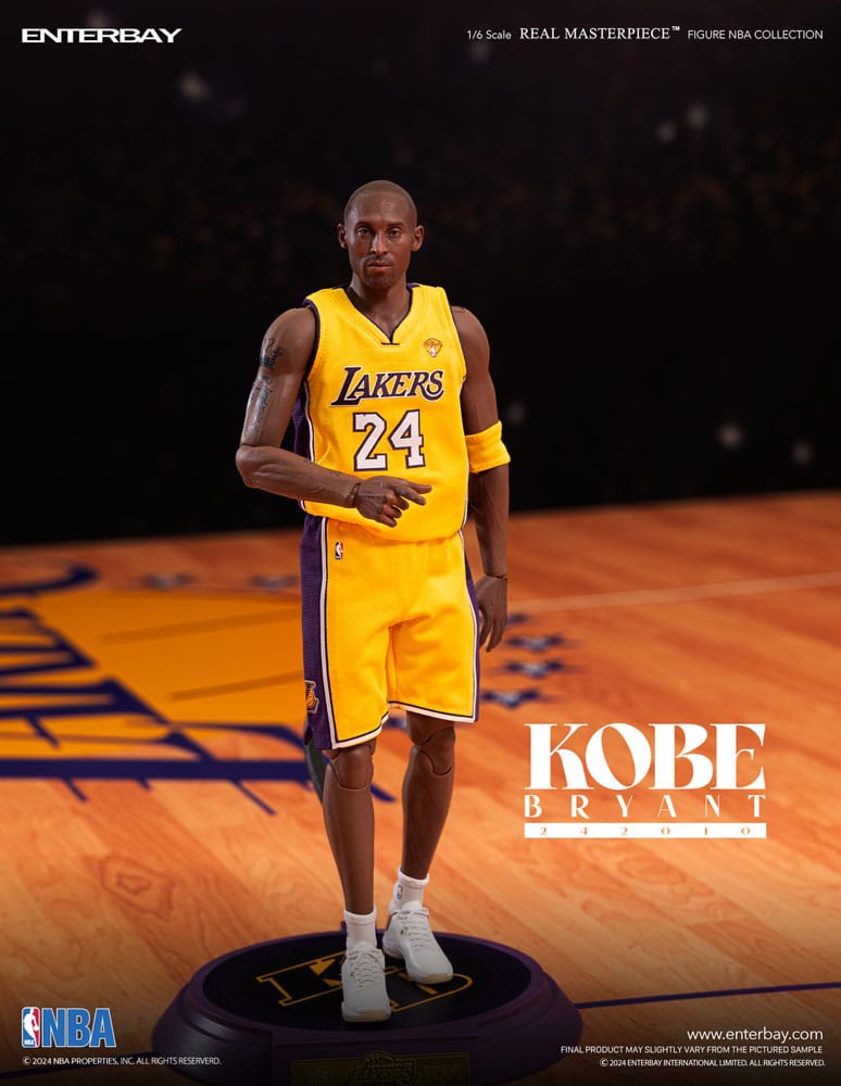 Kobe Bryant 242010 NBA Collection Real Masterpiece 1/6 Limited Edtition Figurka 30 cm