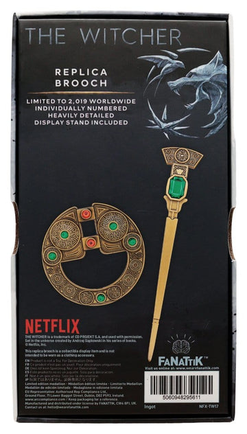 Renfri's Brooch The Witcher Replica 1/1 Replika