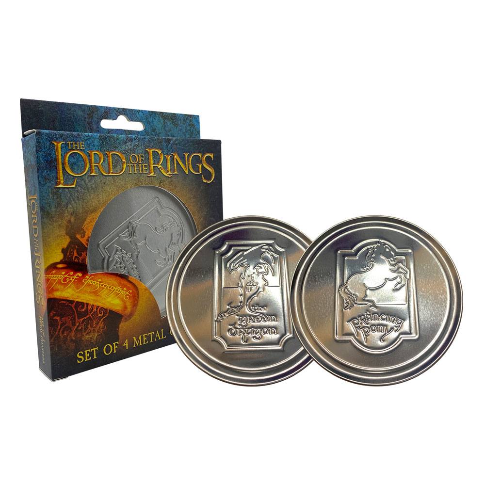 The Lord of the Rings Coaster 4-Pack Green Dragon Podkładki