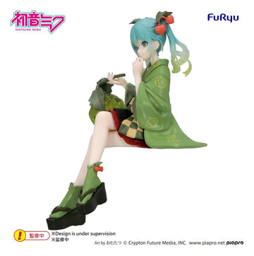 Hatsune Miku Flower Fairy Winter Cherry Green Color Ver. Noodle Stopper Figurka 15 cm