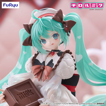 Hatsune Miku Milk Ver. Hatsune Miku x Tirol Choco Trio-Try-iT Figurka 18 cm
