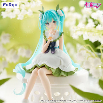 Hatsune Miku Flower Fairy Lily of the Valley Noodle Stopper Figurka 14 cm