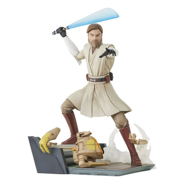 Obi-Wan Kenobi Star Wars: The Clone Wars Deluxe Gallery Figurka 23 cm