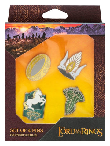 The Lord of the Rings Pins Set of 4 Przypinki Zestaw