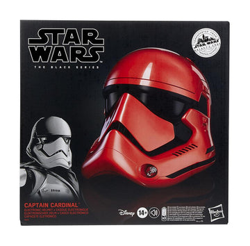 Captain Cardinal Star Wars Galaxy's Edge Black Series Electronic Helmet Replika