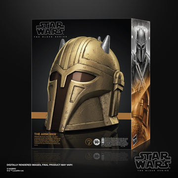 The Armorer Star Wars: The Mandalorian Black Series Electronic Helmet Replika