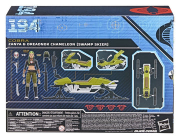Zanya and Dreadnok Chameleon (Swamp Skier) G.I. Joe Classified Series #194 Figurka 15 cm