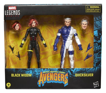 Black Widow & Quicksilver Avengers Marvel Legends 2-Pack Figurki 15 cm