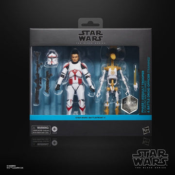 Phase I Assault Trooper & Battle Droid Officer Star Wars: Battlefront II Black Series 2-Pack Figurki 15 cm