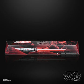Darth Maul Star Wars: Maul Shadow Lord Black Series Replica Force FX Elite Lightsaber