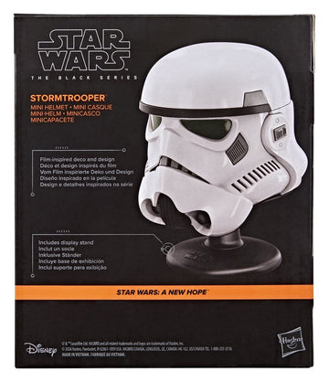 Mini Helmet Stormtrooper Star Wars Episode IV Black Series Replica 15 cm
