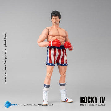 Rocky Boxer Version Exquisite Super Series 1/12 Rocky IV Figurka 16 cm