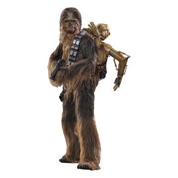 Chewbacca with Disassembled C-3PO Star Wars Episode V Movie Masterpiece 1/6 Figurka 36 cm