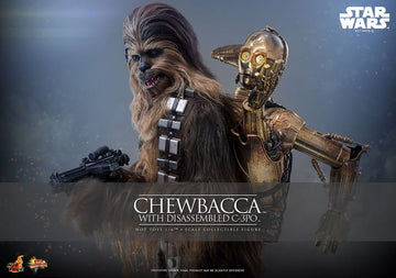 Chewbacca with Disassembled C-3PO Star Wars Episode V Movie Masterpiece 1/6 Figurka 36 cm