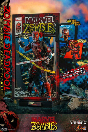 Zombie Deadpool Marvel Zombies Comic Masterpiece 1/6 Figurka 31 cm