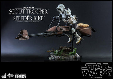 Scout Trooper & Speeder Bike Star Wars: Return of the Jedi 1/6 Figurka 30 cm