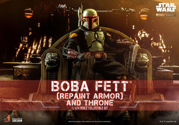 Boba Fett Repaint Armor and Throne Star Wars The Mandalorian 1/6 Figurka 30 cm