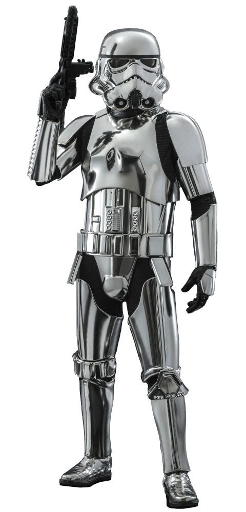 Stormtrooper Chrome Version Star Wars Movie Masterpiece 1/6 Figurka 30 cm