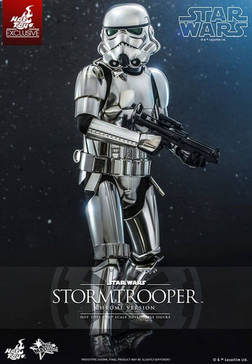 Stormtrooper Chrome Version Star Wars Movie Masterpiece 1/6 Figurka 30 cm