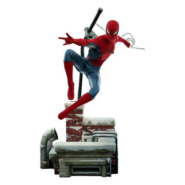 Spider-Man New Red and Blue Suit Marvel Spider-Man: No Way Home Movie Masterpiece 1/6 Deluxe Version 28 cm