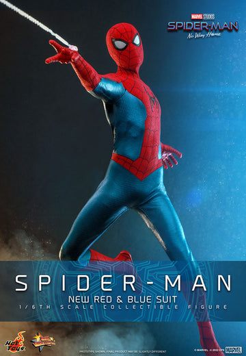 Spider-Man New Red and Blue Suit Marvel Spider-Man: No Way Home Movie Masterpiece 1/6 Figurka 28 cm