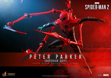 Peter Parker Superior Suit Spider-Man 2 Video Game Masterpiece 1/6 Figurka 30 cm