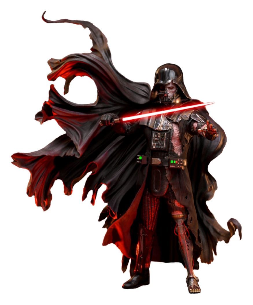 Darth Vader Battle Damaged Star Wars Deluxe Version 1/6 Figurka 35 cm