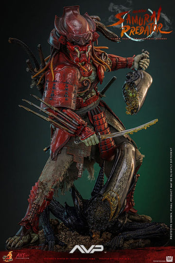 Akaoni Samurai Predator Alien vs. Predator Artist Collection 1/6 Figurka 35 cm