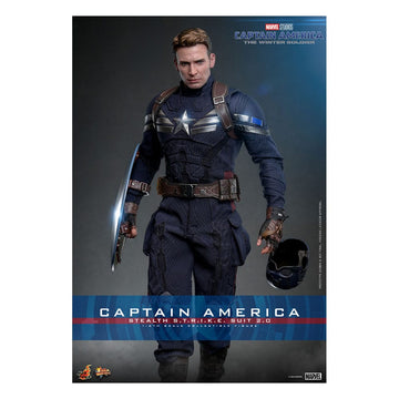 Captain America Stealth S.T.R.I.K.E. Suit  2.0 Marvel Captain America: The Winter Soldier Movie Masterpiece 1/6 Figurka 31 cm