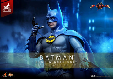 Batman Blue & Grey Suit DC The Flash Movie Masterpiece  Limited Edition Hot Toys Exclusive 1/6 Figurka 30 cm