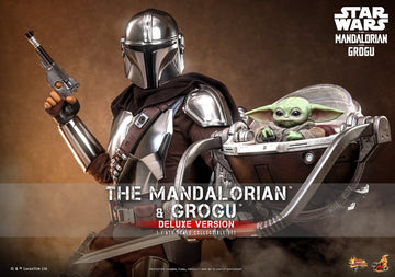 The Mandalorian and Grogu Star Wars: The Mandalorian & Grogu Movie Masterpiece Deluxe Version 1/6 Figurka 31 cm
