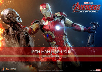 Iron Man Mark XLIII (2.0) Marvel Avengers: Age of Ultron Movie Masterpiece Diecast Deluxe Version 1/6 Figurka 32 cm