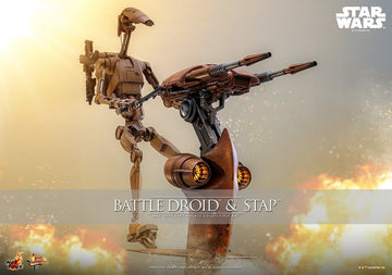 Battle Droid & STAP Star Wars: The Phantom Menace Movie Masterpiece 1/6 Figurka 32 cm