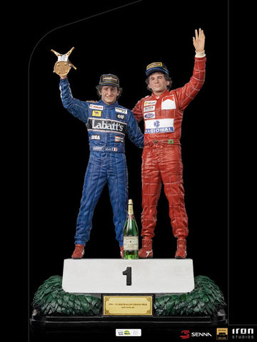 Alain Prost & Ayrton Senna The Last Podium 1993 F1 Deluxe Art Scale 1/10 Figurka 27 cm