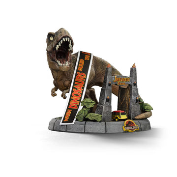 T-Rex Illusion Mini Co Deluxe Jurassic Park Figurka 15 cm