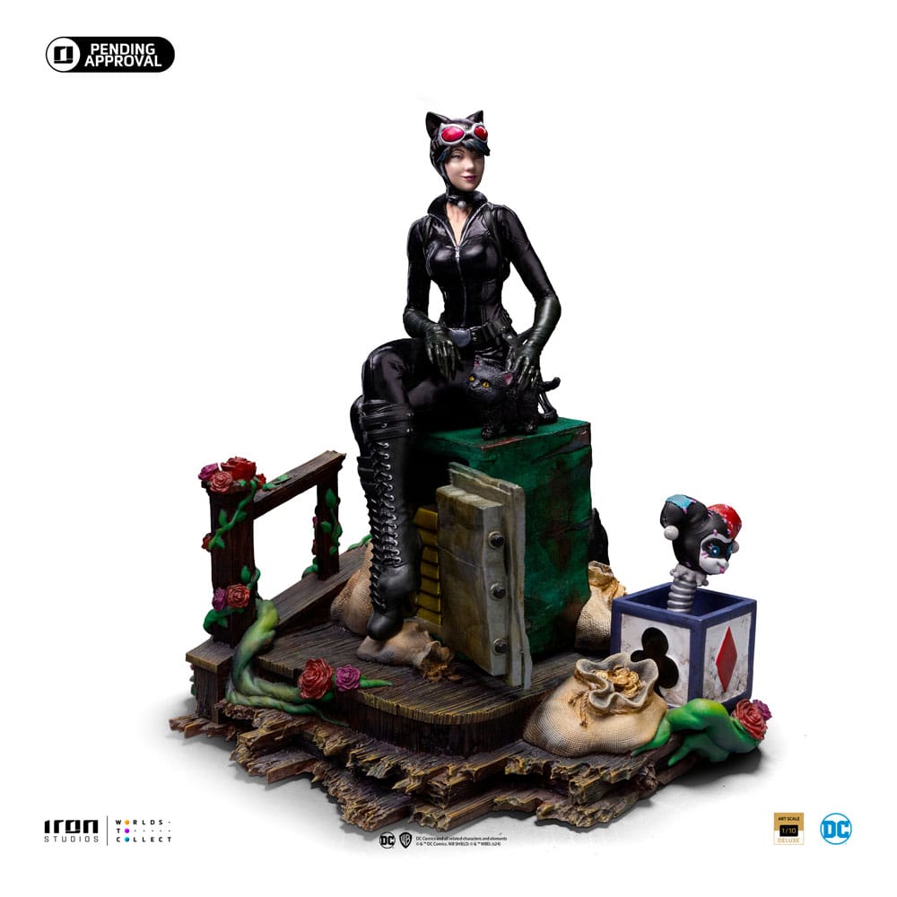 Catwoman Gotham City Sirens DC Comics Deluxe Art Scale 1/10 Figurka 21 cm