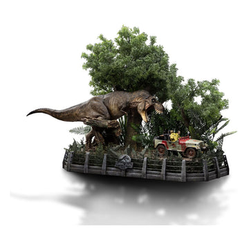 T-Rex Chase Jurassic Park Demi Art Scale 1/20 Figurka 30 cm