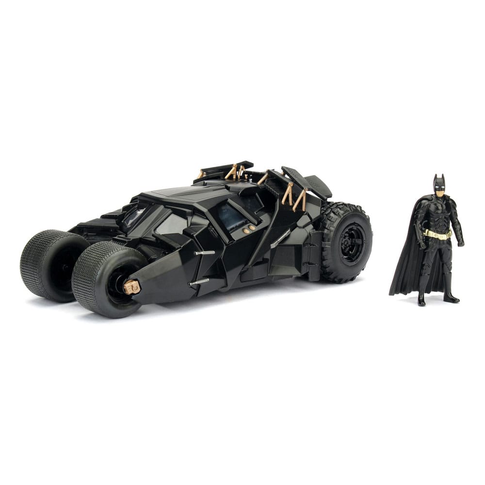 Batman The Dark Knight Batmobile DC Comics Diecast Model 1/24 Figurka 7 cm