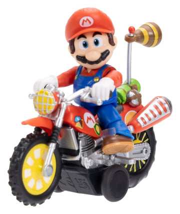 Motorcycle Mario The Super Mario Galaxy Movie Pull Back Figurka 6 cm