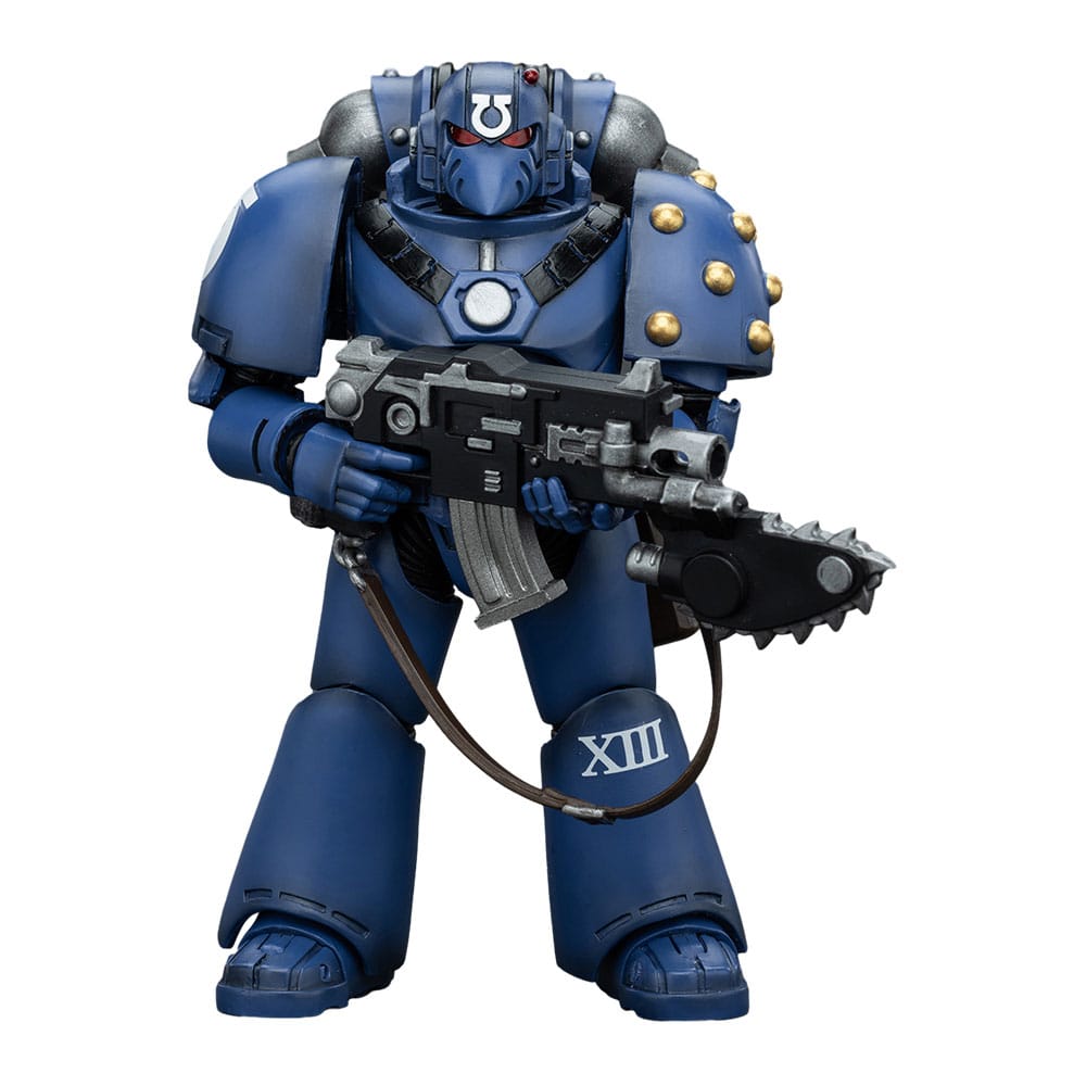 Ultramarines MK VI Tactical Squad Legionary with Bolter& Chainblade Warhammer The Horus Heresy 1/18 Figurka 20 cm