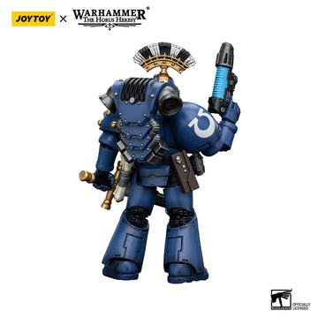 Ultramarines MK VI Tactical Squad Sergeant with Plasma Pistol and Power Sword Warhammer The Horus Heresy 1/18 Figurka 20 cm