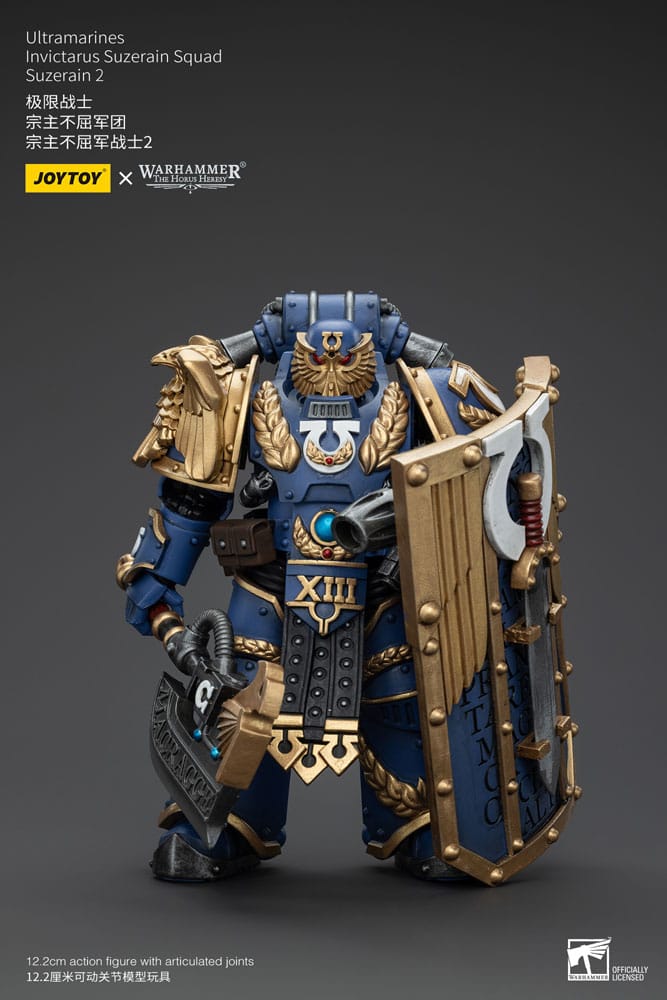 Ultramarines Invictarus Suzerain Squad Suzerain 2 Warhammer The Horus Heresy 1/18 Figurka 12 cm